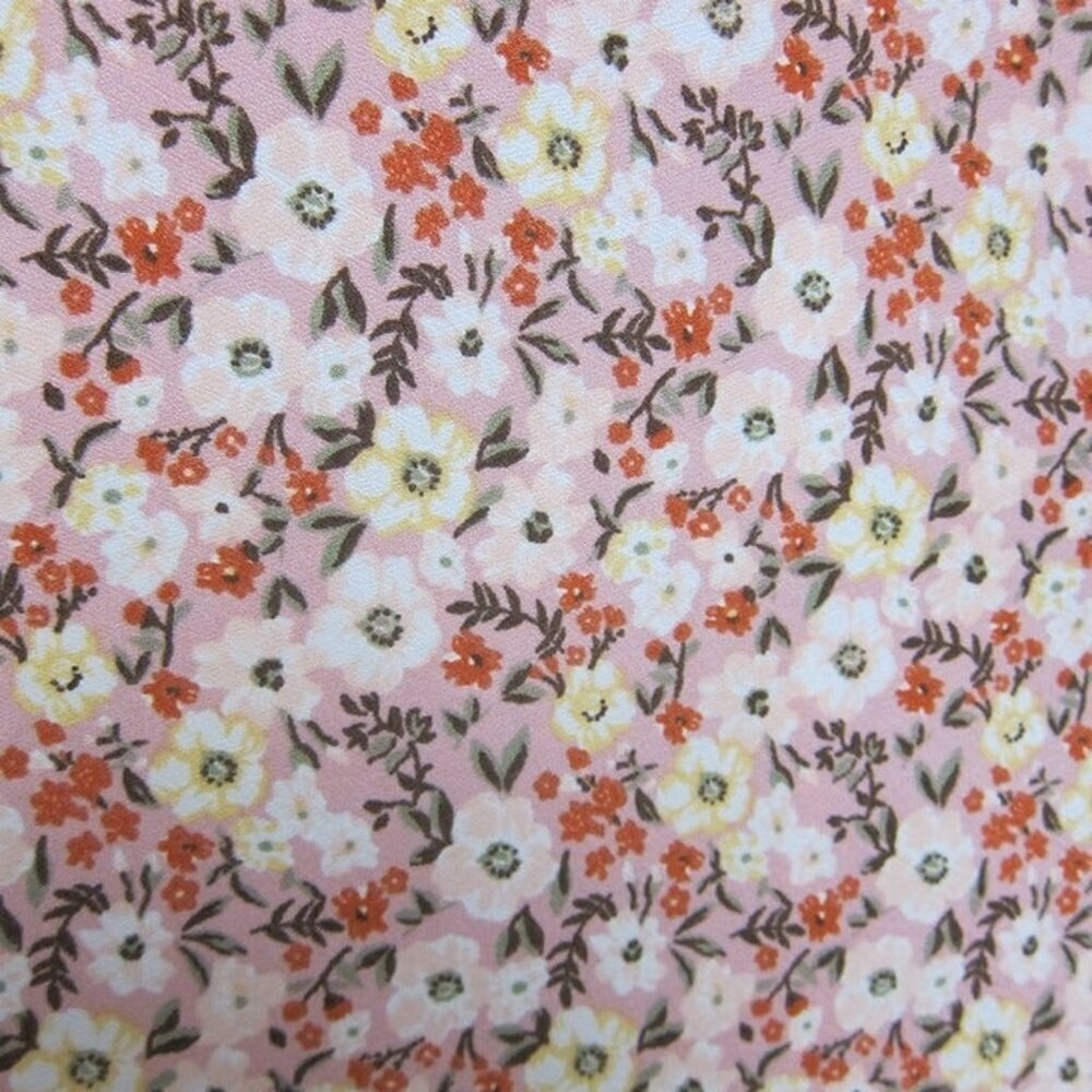Lily Rose Smocked Babydoll Pink Floral Dress 1X NWT Ruffle Sleeves Cottagecore - Picture 5 of 10